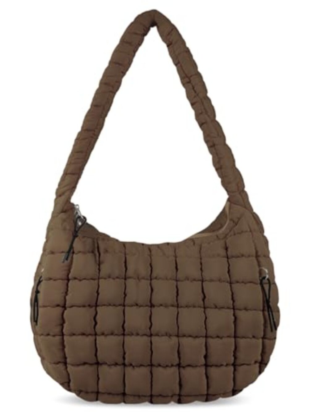 Quilted Puffer Tote Bag Nylon Large Lightweight Crossbody Shoulder Hobo